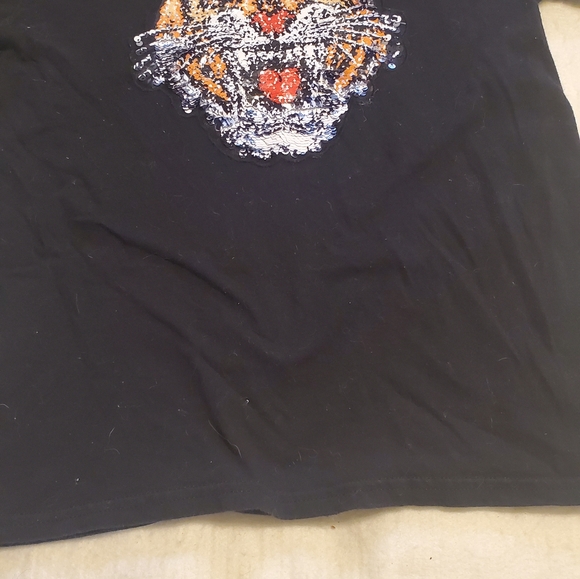 Printed Halogram Tiger Boys Shirt - Picture 2 of 3